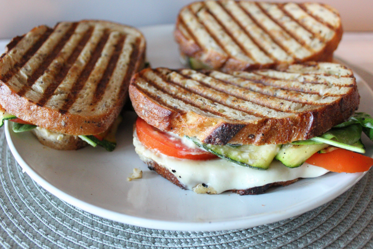 Spinach Zucchini Panini (Copy-cat 'Zucchini Grillini' from Jason's Deli ...