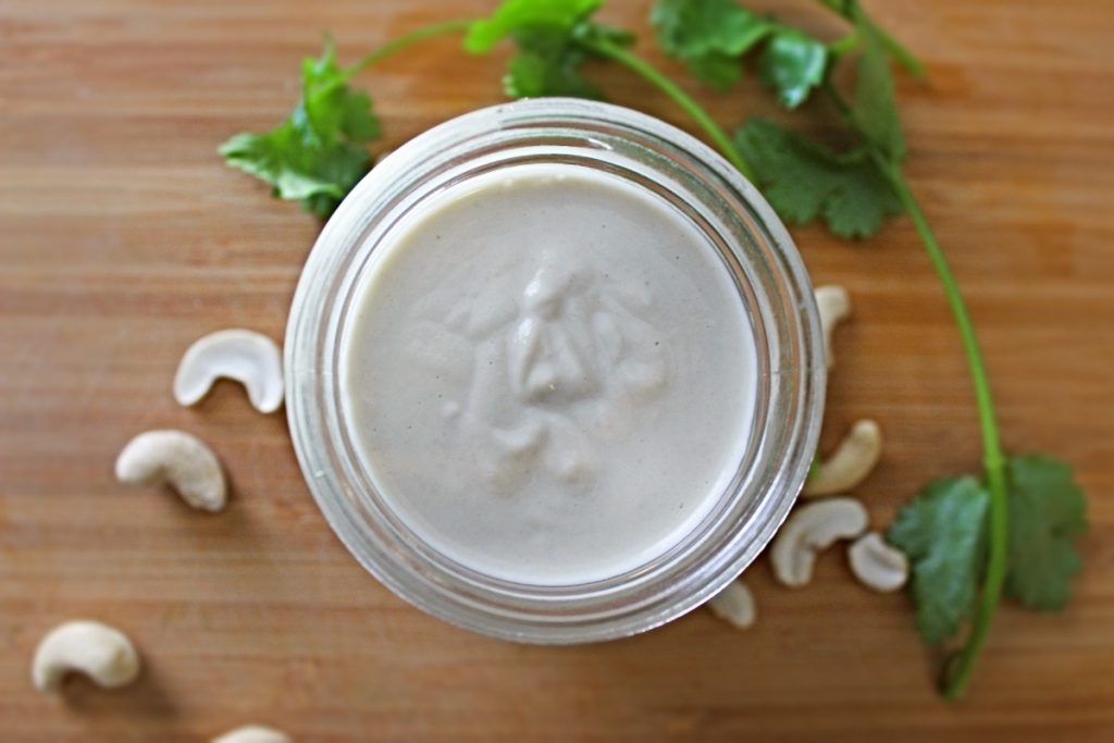 Dairy Free Cashew Sour Cream - Fit & Flourish