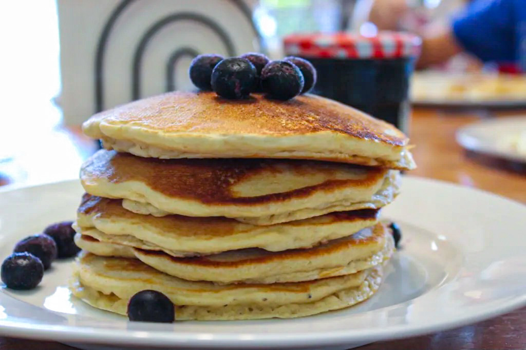 Fluffy Homestyle Wheat Pancakes - Fit & Flourish