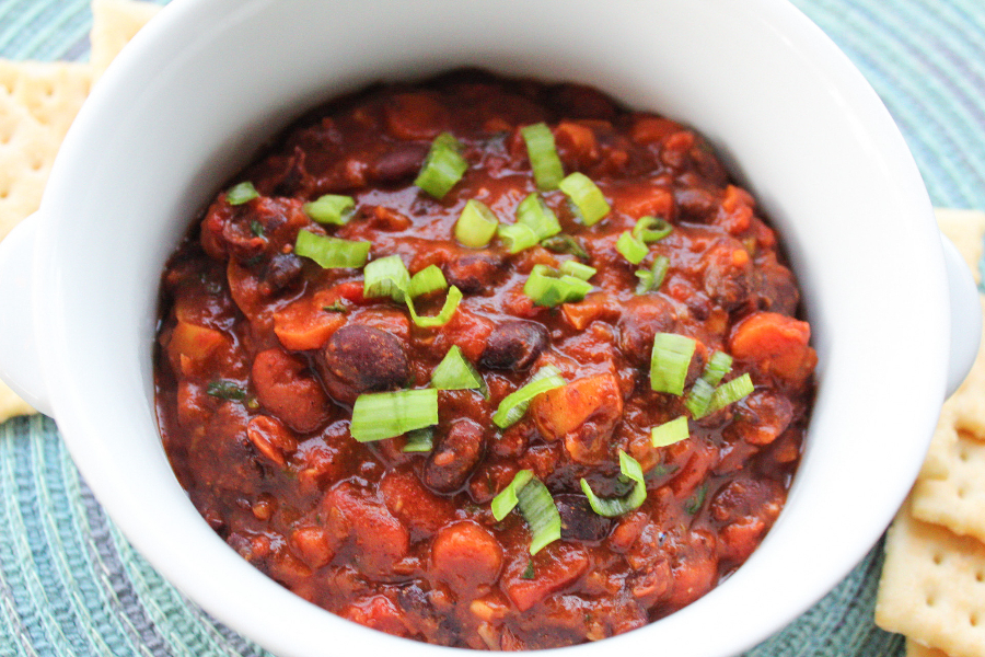 Perfect Vegan Chili (Oil-free) - Fit & Flourish