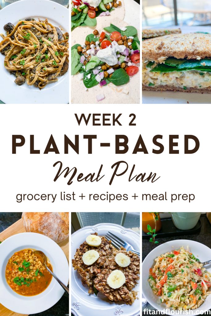 Healthy Plant-Based Meal Plan (Week 2) - Fit & Flourish
